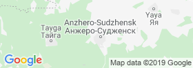 Anzhero Sudzhensk map